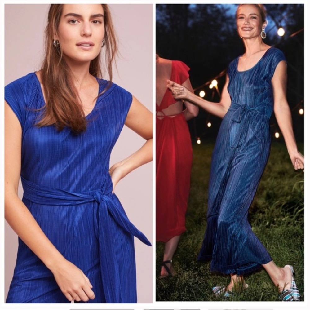 Anthropologie Maeve Sonata Jumpsuit Size 4